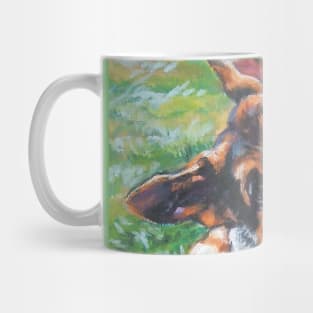 German Shepherd Fine Art Painting Mug